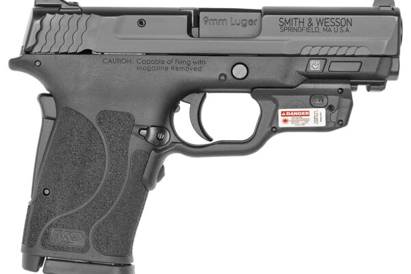 Smith & Wesson 12439 M&P Shield EZ M2.0 9mm Luger 3.68" 8+1 Black Black Armornite Stainless Steel Slide Black Polymer Grip Crimson Trace Red Laser (No Manual)