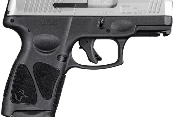 Taurus 1G3C9392X10 G3C  Compact Frame 9mm Luger 10+1 3.26" Matte Stainless Steel Barrel, Matte Serrated Stainless Steel Slide, Black Polymer Frame w/Picatinny Rail, Black Polymer Grip, Right Hand