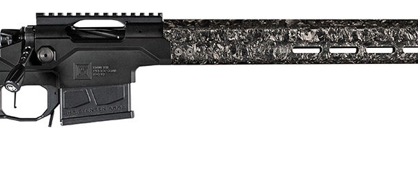 Christensen Arms 8010300600 Modern Precision  6.5 PRC 5+1 24" Threaded Carbon Fiber Barrel, Black Nitride Finish, Black Anodized with Folding Stock, Polymer Grip