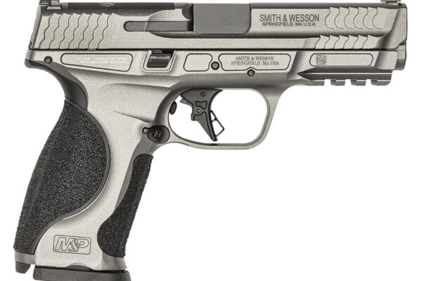Smith & Wesson 13194 M&P M2.0 Optic Ready 9mm Luger 17+1 (3) 4.25", Tungsten Gray, Aluminum Frame with Picatinny Rail, Optic Cut Slide, Interchangeable Backstrap Grip, Ambi Controls