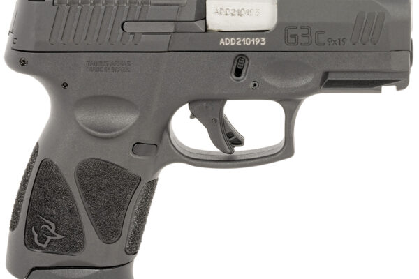 Taurus 1G3CP9312X10 G3C  9mm Luger 10+1 3.26" Matte Stainless Steel Barrel, Matte Black Tenifer Optic Cut/Serrated Slide, Black Polymer Frame w/Picatinny Rail, Black Polymer Grips