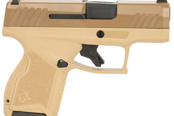 Taurus 1GX4M931ET GX4  Micro-Compact 9mm Luger 11+1 3.06" Black Barrel, Tan Cerakote Serrated Slide, Coyote Tan Stainless Steel Frame
