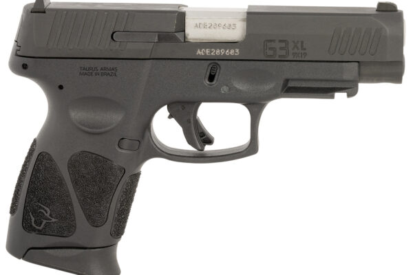 Taurus 1G3XLSR904110 G3XL  Compact Frame 9mm Luger 10+1 4" Matte Stainless Steel Barrel, Matte Black Tenifer Serrated Steel Slide, Black Polymer Frame w/Picatinny Rail, Black Polymer Grip