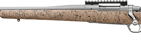 Ruger 57161 Hawkeye FTW Hunter Full Size 6.5 Creedmoor 4+1 22" Matte Stainless Threaded Barrel, Stainless Steel Receiver w/Picatinny Rail, Speckled Tan/Black HS Precision Synthetic Stock, Left Hand