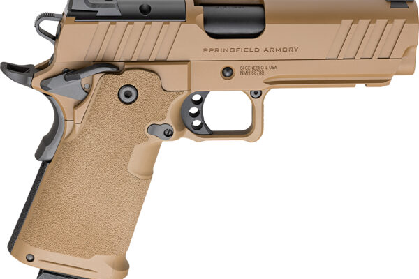 Springfield Armory PH9117AOSCBLC 1911 DS Prodigy 9mm 10+1 4.25" Coyote Brown Cerakote Optic Ready Carbon Steel Slide Polymer Grip