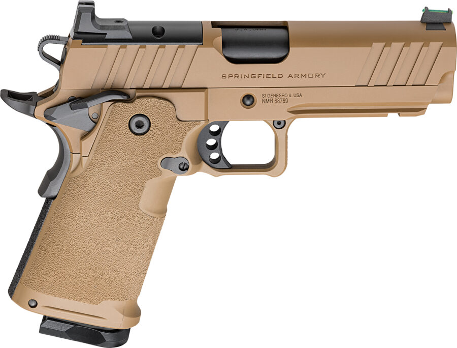 Springfield Armory PH9117AOSCBLC 1911 DS Prodigy 9mm 10+1 4.25" Coyote Brown Cerakote Optic Ready Carbon Steel Slide Polymer Grip