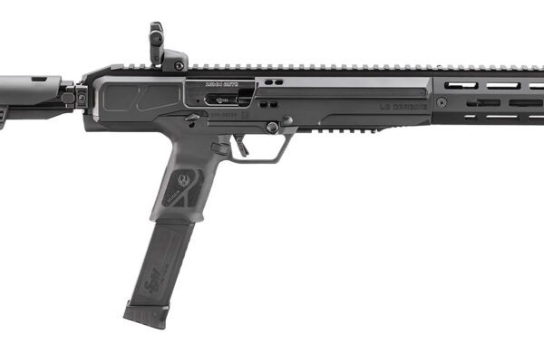Ruger 19307 LC Carbine Standard 10mm Auto 30+1 16.25" Threaded Barrel Black Anodized Aluminum Alloy Receiver Alloy Steel Receiver Folding Adjustable Black
