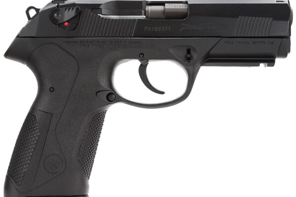 Beretta USA JXF9F21 Px4 Storm  Full Size Frame 9mm Luger 17+1, 4.10" Black Steel Barrel, Black Bruniton Serrated Steel Slide, Black Polymer Frame w/Picatinny Rail, Ambidextrous