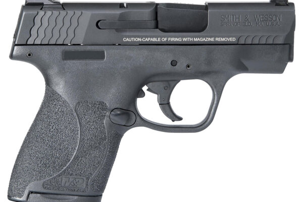 Smith & Wesson 11810 M&P Shield M2.0 Micro-Compact Frame 9mm Luger 7+1/8+1, 3.10" Black Armornite Stainless Steel Barrel & Serrated Slide, Matte Black Polymer Frame, Black Textured Grip, No Safety