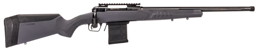Savage Arms 57006 110 Tactical 308 Win 10+1 20", Matte Black Metal, Gray Fixed AccuStock with AccuFit