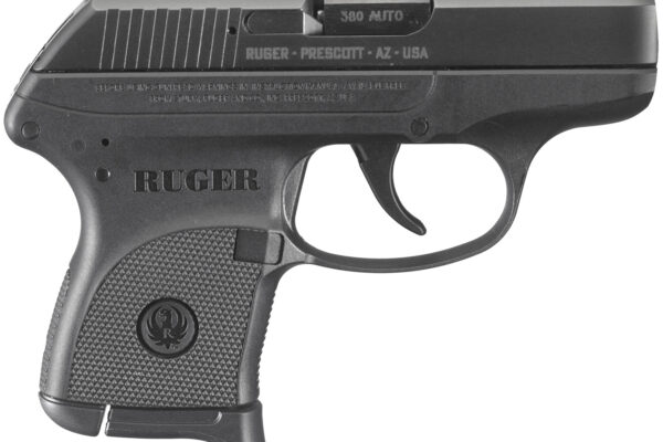 Ruger 3701 LCP  Standard Frame 380 ACP 6+1 2.75" Black Steel Barrel, Black Oxide Serrated Alloy Steel Slide, Black Polymer Frame, Black Polymer Grip, Right Hand