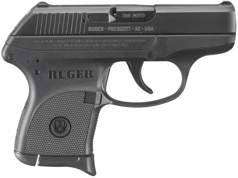 Ruger 3701 LCP  Standard Frame 380 ACP 6+1 2.75" Black Steel Barrel, Black Oxide Serrated Alloy Steel Slide, Black Polymer Frame, Black Polymer Grip, Right Hand